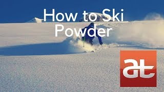 How to Ski Powder Alltracks Academy [upl. by Rasaec]