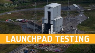 Ariane 6 Launchpad testing [upl. by Onailime525]