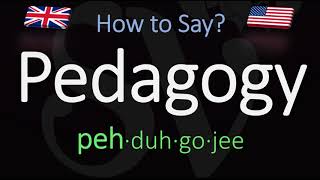 How to Pronounce Pedagogy CORRECTLY Meaning amp Pronunciation [upl. by Sugihara]