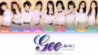 Girls’ Generation 少女時代 Gee JPN Ver Color Coded Lyrics HanRomEng [upl. by Shea]