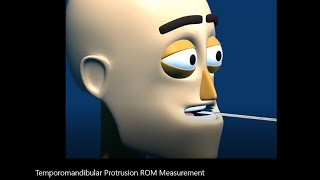 Range of Motion Temporomandibular TMJ Protrusion [upl. by Notaes]