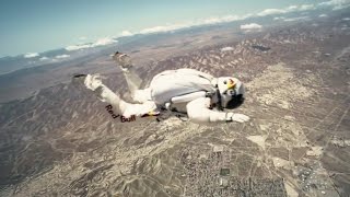 Flying at 100mph  Red Bull Space Dive  BBC [upl. by Nottus437]