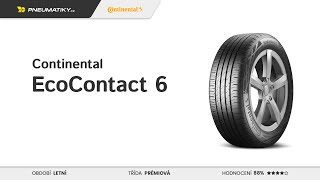 Pneumatikycz  Continental EcoContact 6 [upl. by Nonnair]