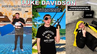 NEW LUKE DAVIDSON TikTok Compilation 3  Funny Luke Davidson [upl. by Inoy81]