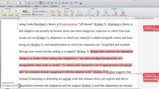 How to proofreadedit mark papers in MS Word [upl. by Zoubek]