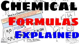 Chemical Formulas  Explained [upl. by Hound]