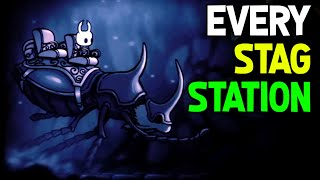 Every Stag Station in Hollow Knight  Detailed Guide [upl. by Delia860]