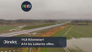 A14 Teilstück freigegeben [upl. by Ihtak]