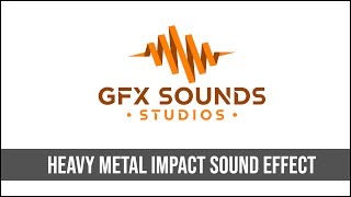 Heavy Metal Impact Sound Effect [upl. by Ecirtnahs]