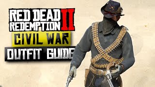 How To Create Custom CIVIL WAR Soldiers  Red Dead Online RDR2 Outfit Guide [upl. by Aneret603]