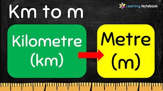 km to m  How to convert Kilometer into meter [upl. by Nyhagen89]