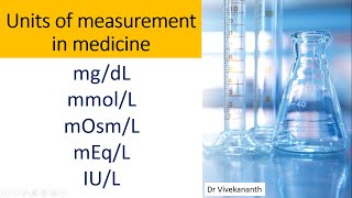 Units of measurement in Medical Physiology [upl. by Og]