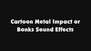 Cartoon Metal Impact or Bonks SFX [upl. by Ari]