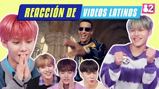 SUB Kpop idols reaccionan a música latina  Danna Paola Ozuna Luis Fonsi Sebastián Yatra [upl. by Lebezej]