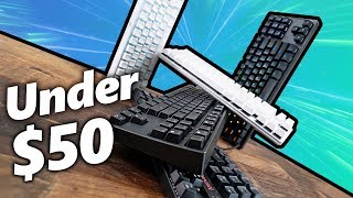 5 Mechanical Gaming Keyboards Under 50 [upl. by Jenn]