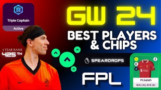 FPL Double GW 24 The Definitive Chip amp Player Guide [upl. by Naerad]