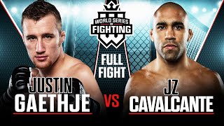 Justin Gaethje vs Gesias Cavalcante  WSOF 2 2013 [upl. by Akilegna879]