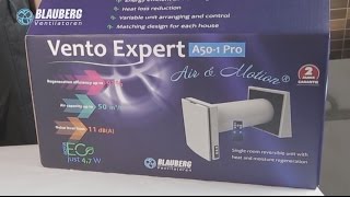 Vento Expert A501 Pro Lüftungsanlage mit Energiezurückgewinnung Besonderheiten der UPMontage [upl. by Noteek541]