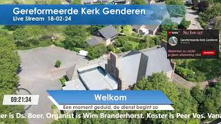 Live Uitzending Gereformeerde Kerk Genderen [upl. by Amabelle968]