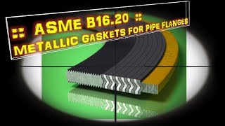 Metallic Gaskets for pipe Flanges  ASME B1620  Content tour and Gasket details [upl. by Adnohsirk550]