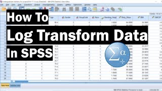 How To Log Transform Data In SPSS [upl. by Decrem467]