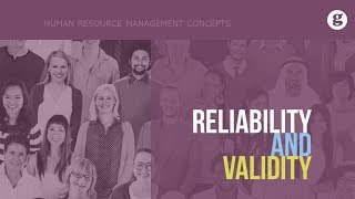 Reliability and Validity [upl. by Magdau]