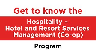 Fanshawes Hospitality – Hotel and Resort Services Management Coop Program [upl. by Belden489]