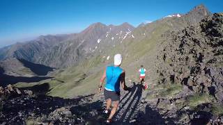 Kilian Jornet incredible downhill comapedrosa skyrace in a record pace [upl. by Ateuqahs]