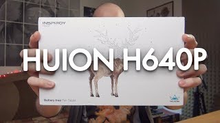 Drawing Tablet In Your BAG  Huion H640P Review [upl. by Airdna]