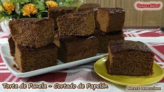 CORTADOS DE PAPELÓN TORTA DE PANELA receta Venezolana y deliciosa [upl. by Yrrot997]