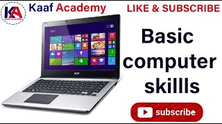 Xirfadaha bilowga ee computerka Basic computer skills AfSomali Kaaf Academy VID C01 [upl. by Spada]