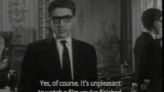 Alain Resnais interview 1961 [upl. by Jsandye704]