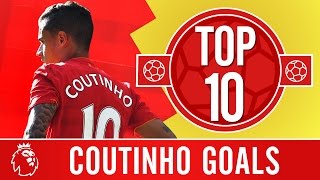 Top 10 Philippe Coutinhos Premier League screamers for Liverpool [upl. by Halyhs]