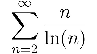 Infinite Series SUMnlnn Does it Converge or Diverge [upl. by Symon]