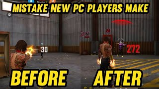 MISTAKE NEW PC PLAYER MADE  BLUESTACK 5 FREEFIRE BEGINNERS TIPS AND TRICKS  FARHAN MALIK [upl. by Ynnahc]