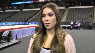 McKayla Maroney Interview  2014 Secret US Classic [upl. by Latty643]