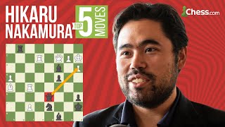 Hikaru Nakamuras 5 Most Brilliant Chess Moves [upl. by Guinna]