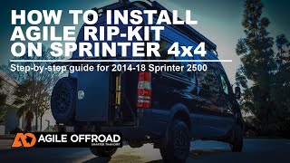 Agile Offroad Mercedes Sprinter RIPKIT Installation Guide [upl. by Carter950]