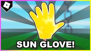 New SUN GLOVE  SHOWCASE in SLAP BATTLES ROBLOX [upl. by Giltzow949]