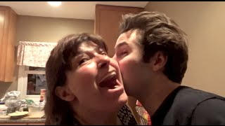 KISSING MY FRIENDS MOM  David Dobrik [upl. by Lebezej]