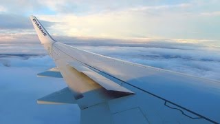 STUNNING Ryanair Landing at London Stansted Airport  Onboard Boeing 737800 EIFRR Full HD [upl. by Eitak277]