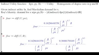 Marshallian amp Hicksian Demand Indirect Utility and Expenditure Functions [upl. by Libre]