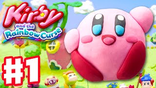 Kirby and the Rainbow Curse  Gameplay Walkthrough Part 8  Level 32 100 Nintendo Wii U [upl. by Nowaj607]