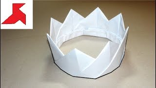 DIY 👑  How to make CROWN from A4 paper [upl. by Appel]