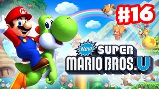 New Super Mario Bros U  Walkthrough Part 16  Swaying Ghost House World 4 Wii U Gameplay [upl. by Yorgo]