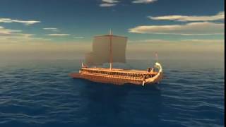 Ancient Greek Trireme [upl. by Rodl]