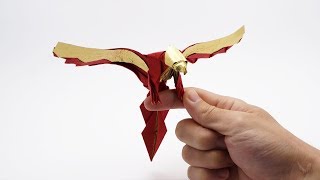 ORIGAMI PHOENIX Jo Nakashima  Fawkes the Phoenix [upl. by Chlores]