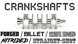 EVERYTHING about the CRANKSHAFT  Function  Manufacturing  Different types  Forged  Billet [upl. by Hakceber469]