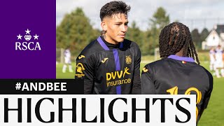 HIGHLIGHTS RSC Anderlecht  Beerschot  20232024 [upl. by Bowlds]