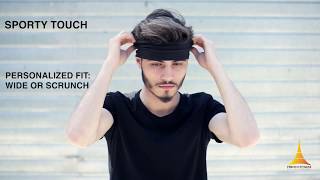 Sporty Touch Headband  How To Wear [upl. by Nyladnohr]